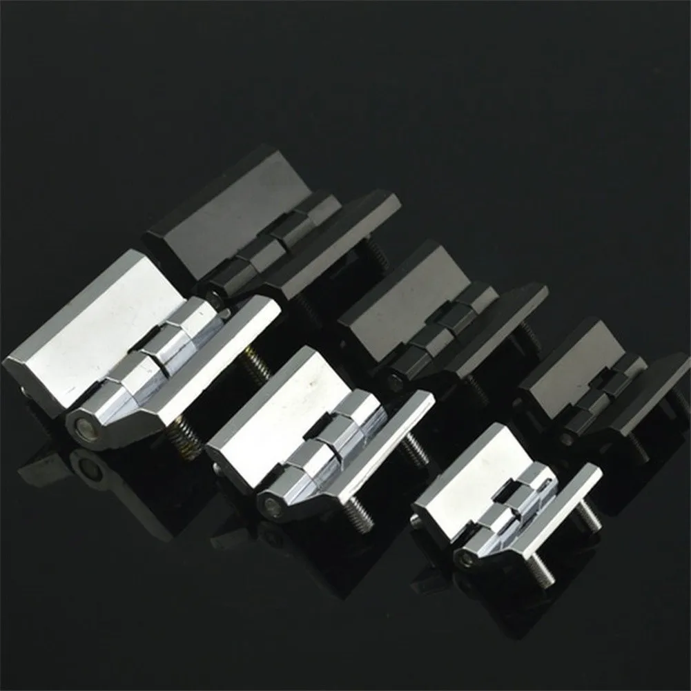 2Pcs Zinc Alloy Hinge Industrial Electrical Cabinet Hinge With-Stud Black For Distribution Box Electrical Cabinet Doors Hinge ﻿
