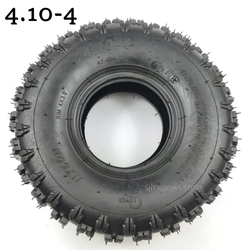 free shipping 4.10/3.50-4 410/350-4 ATV Quad Go Kart 47cc 49cc Chunky 4.10-4 Tire inner tube Fit All Models 3.50-4 4\
