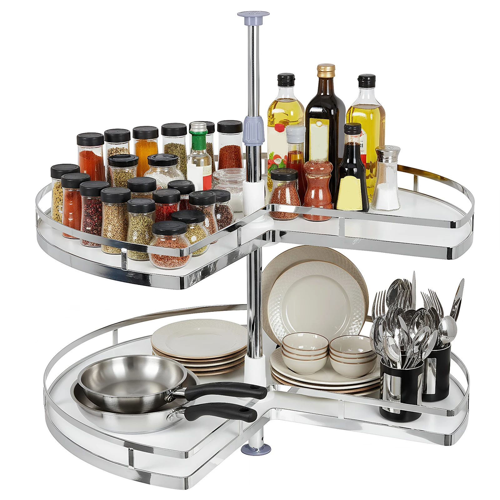 2 Tiers Lazy Susan …