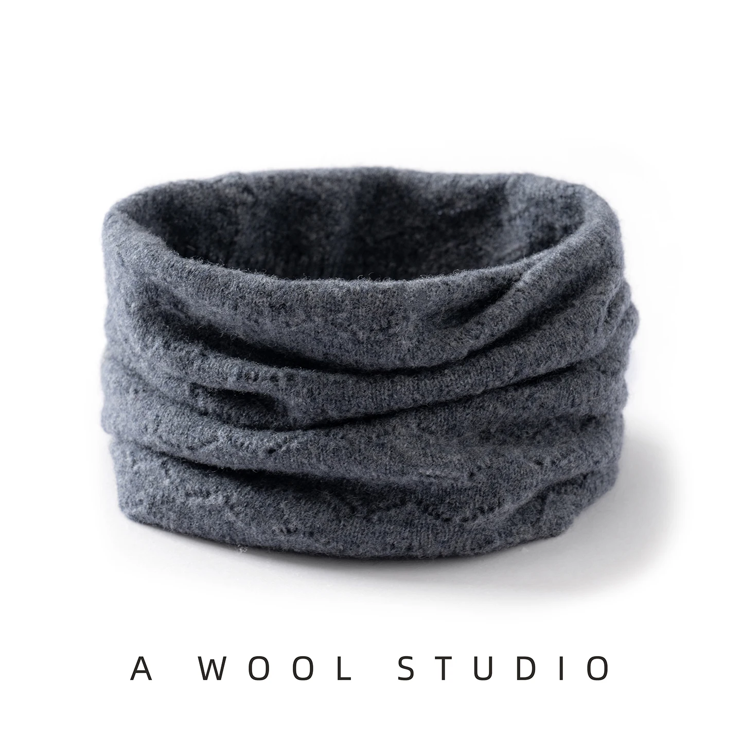 

ZOCEPT 100%Merino Wool Nenk Warmer For Women Winter Knitted Neckerchief Headband Female Outdoor Windproof Soft Warm Neck Scarf