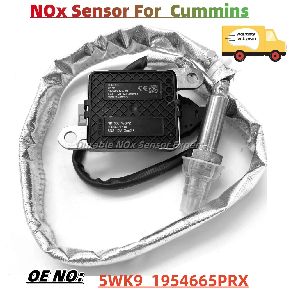 

1954665PRX A045S164 A3C0271700-01 Nitrogen Oxygen Sensor Nitrogen Oxide Sensor Nox Sensor Compatible with Cummins Paccar MX13