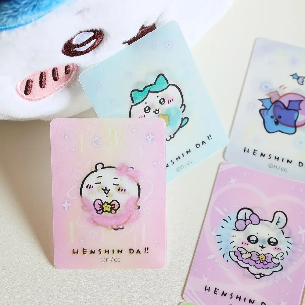 Tarjeta de Juego Chiikawa Kawaii Rakko, Serie Chicas Mágicas, Tarjeta de Juguete de Dibujos Animados Momonga, Regalo para Niñas, Juguetes con Estampado de Shisa Usagi