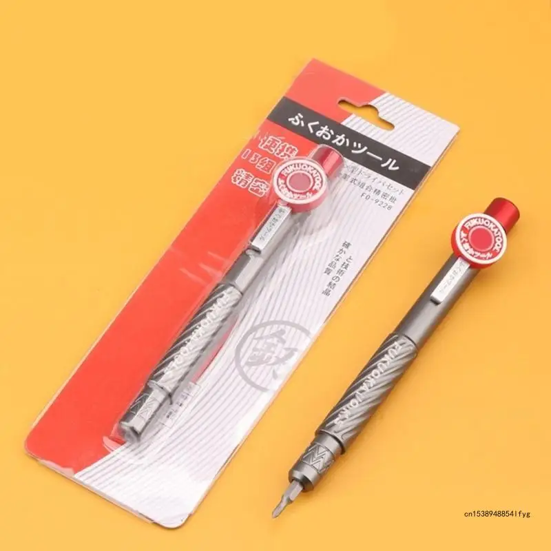 Pen Pocket Mini Screwdriver with 6 Double End Bits Repair Tools