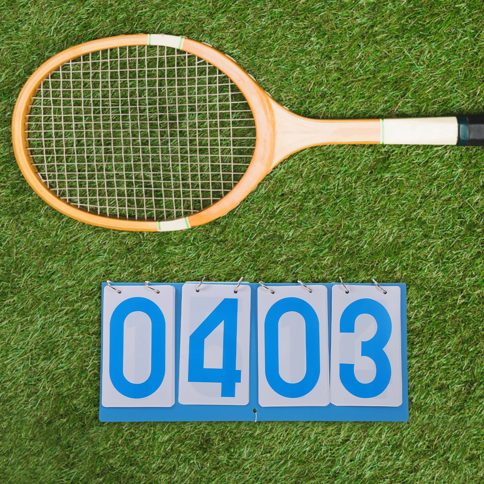 

Professional 4 Scoreboard Plastic Games Flipper Reusable Keeper Portable Supplies Easy Clean Durable Practical Design