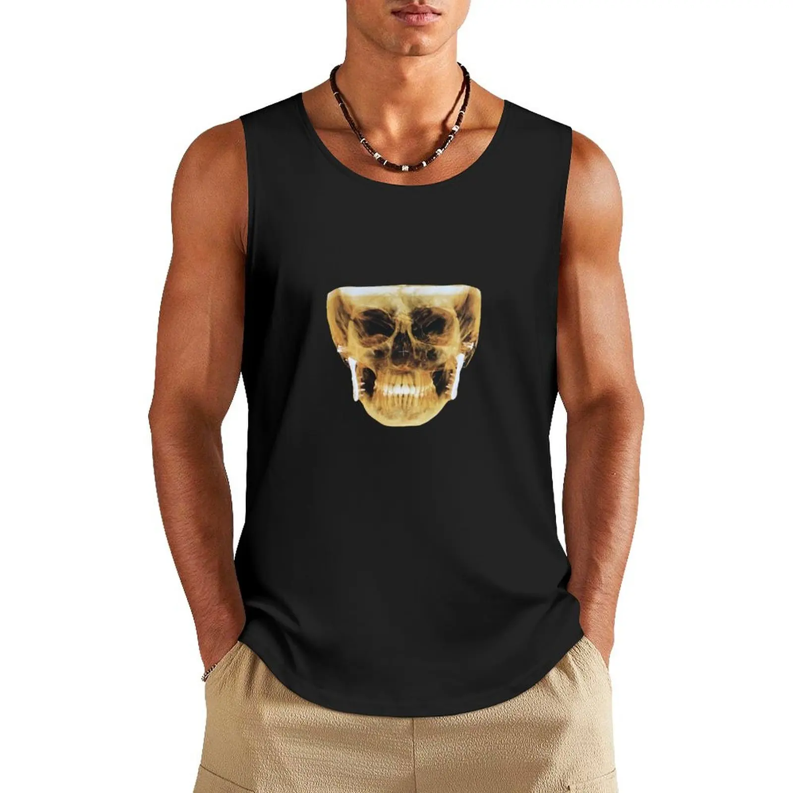 Jaw joint X-ray Tank Top clothes for men t shirts Men's gym clothing