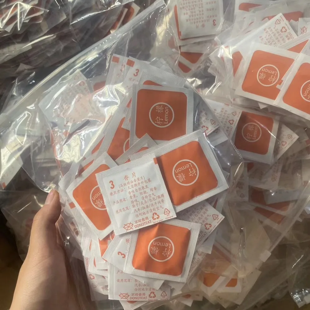 60Pcs Essential Oil Aromatherapy Tablets Wardrobe Sachets Shoes Deodorants Incense Tablets Bedroom Deodorants and Moistureproof