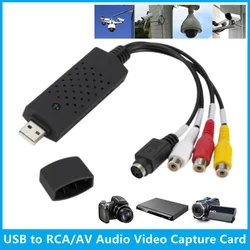 USB Audio Video Capture Card Adapter with USB cable USB 2.0 to RCA Video Capture Converter For TV DVD VHS Capture Device