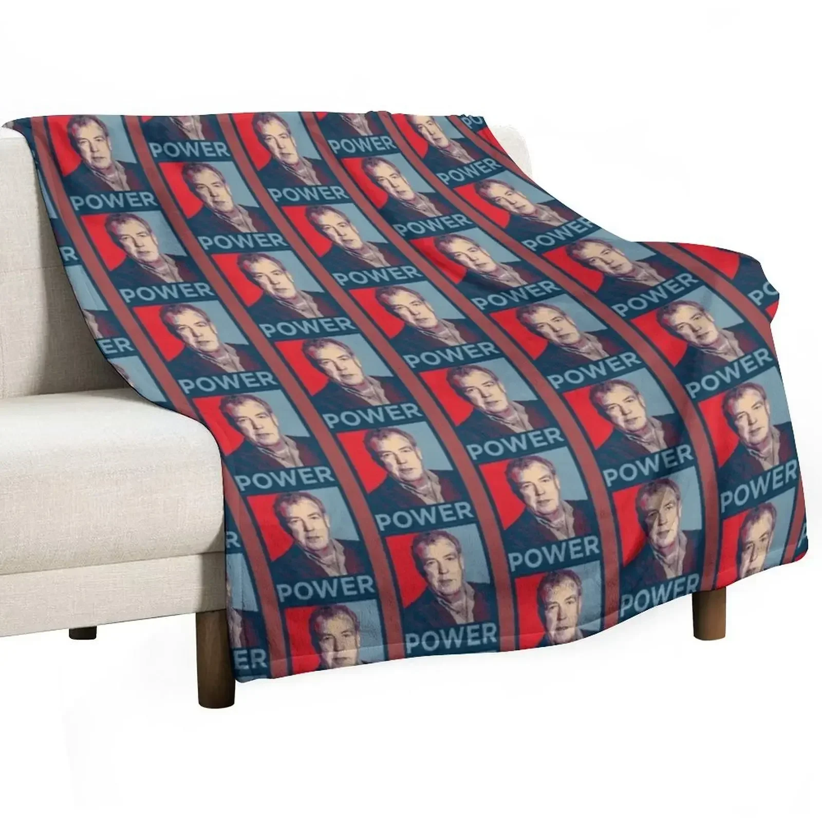 

jeremy clarkson power Throw Blanket Decoratives blankets ands Bed covers Hair Blankets