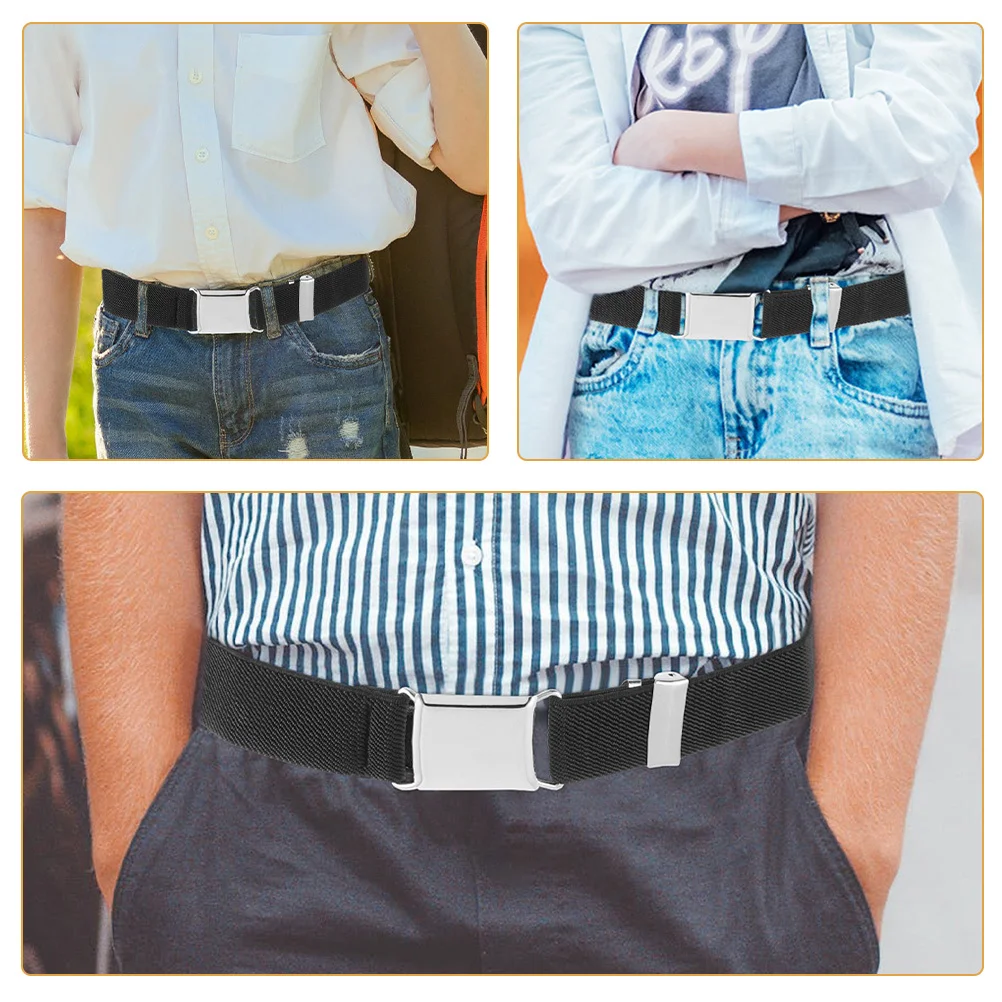 

Waist Elastic Belt For Adjustable Stretchy Belt Belts Dress Pants Skirts Use Soft Breathable