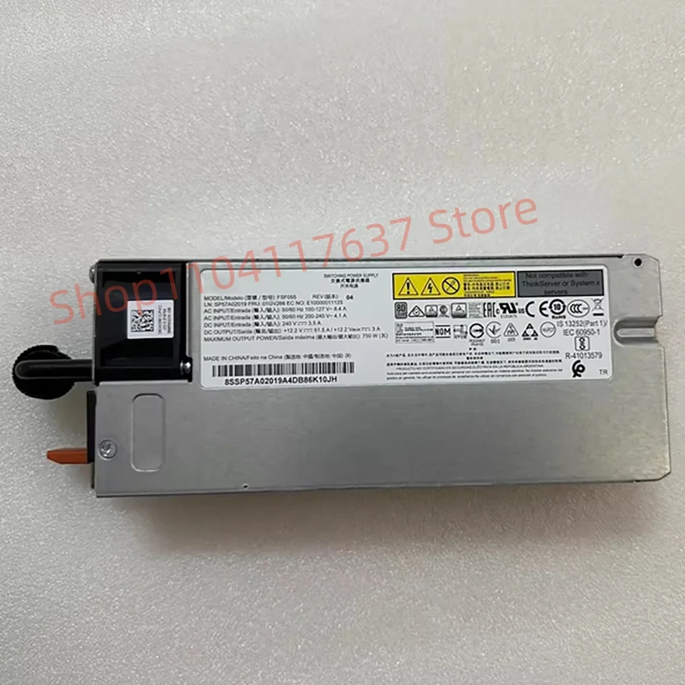 Server power module FSF055 01GV266 02JJ256 for SR650 SR590 SR550 750W