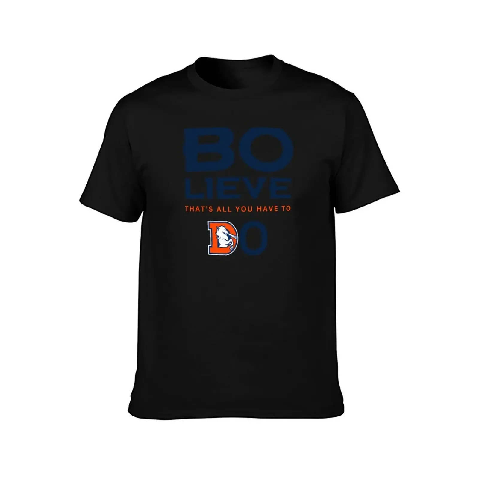 Denver Football Bo-lieve Broncos Team Apparel T-Shirt heavyweights oversized Short sleeve tee animal prinfor boys t shirts men