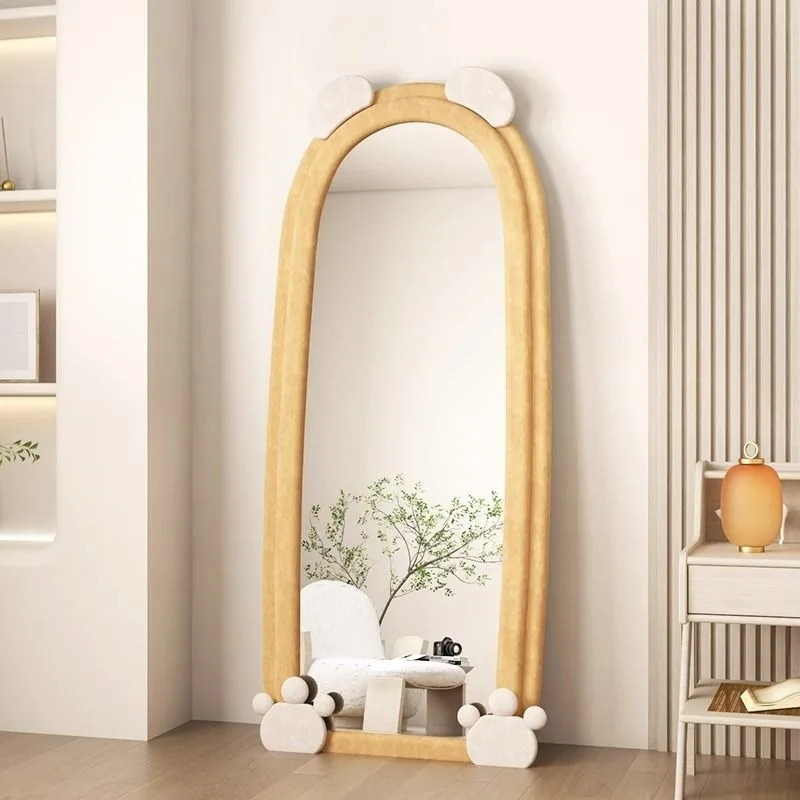 Baby Nursery Mirror Standing Clothes Dressing Design Bathroom Mirror Girls Rectangle Adornos Para El Hogar Home Accessories