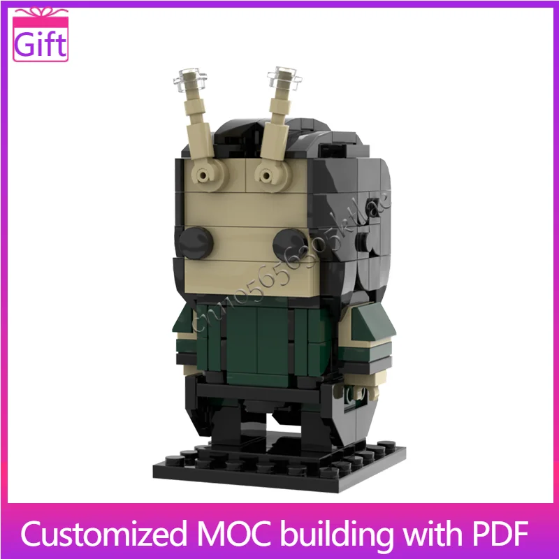 

196 PCS MOC Movie Hero Character Insect Warrior Modular Building Blocks Model Kids Assembly Display Toys Popular Christmas Gifts