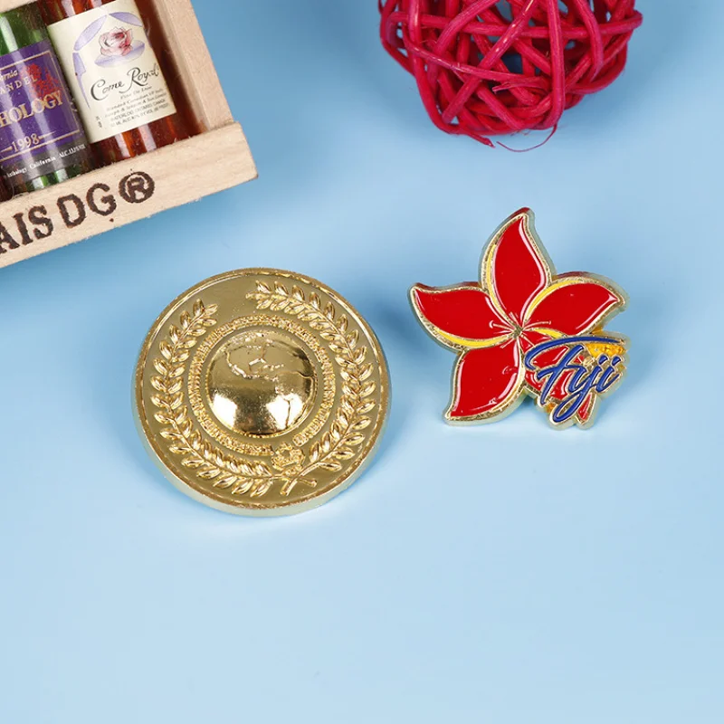 Customized Metal Cartoon Badge Enamel Painted Activity Commemorative Badge Class Badge Production