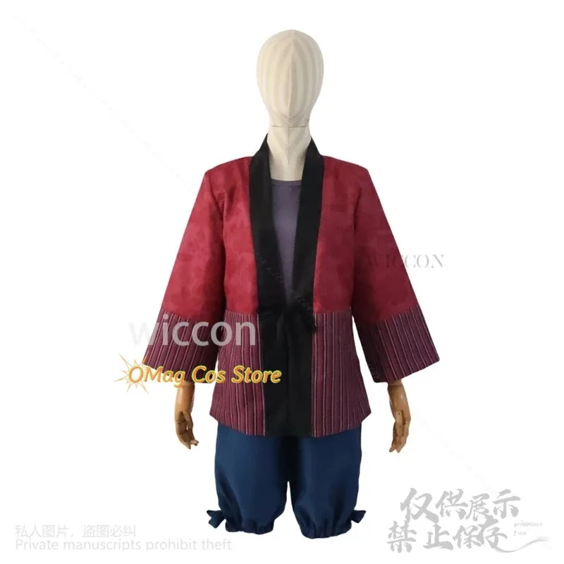 توربو الجدة أنيمي Dandadan تأثيري ثوب الكيمونو الياباني موحدة زي شعر مستعار كوس ثلاثية الأبعاد الطباعة قاعدة قناع لعب الأدوار حفلة الهالوين