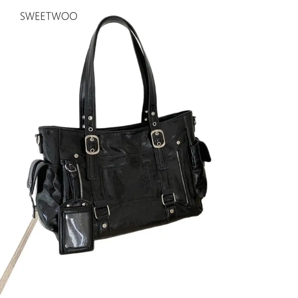 

Streetwear Utility-Design Oversized Handbag Ladies Casual Messenger Bag