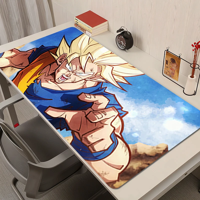 Mouse Pad Dragon Ball Pattern Rubber HD Mousepad Office Desk Mat Gaming Mats PC Accessories Extended Pad Non-Slip Keyboard Mat