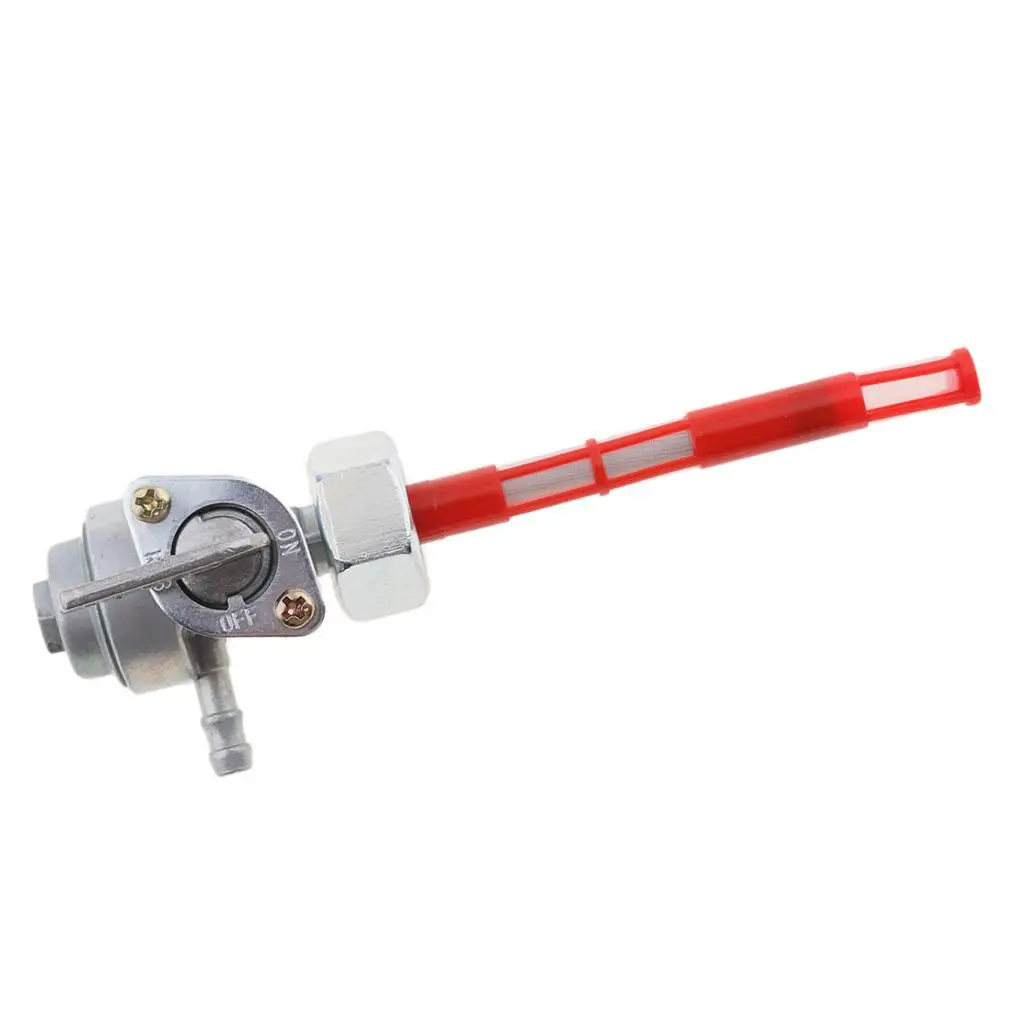 Fuel Petcocks Tap Silver Metal Fuel Shutoff Valve Motorcycle Tank Oil Switch for Honda XL350 XL250S CB400A CB400T Hawk XR185