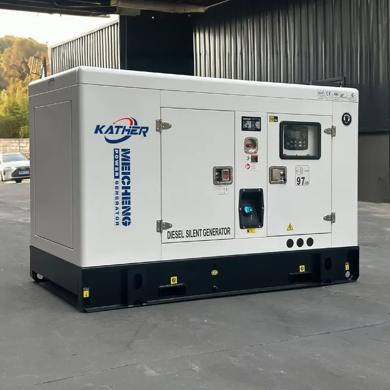 KATHER 15KVA 25KVA 40KVA 50KVA 100KVA 2 Cylinder 4 Cylinder High Power Silent Generators With ATS Dynamo Fast Delivery