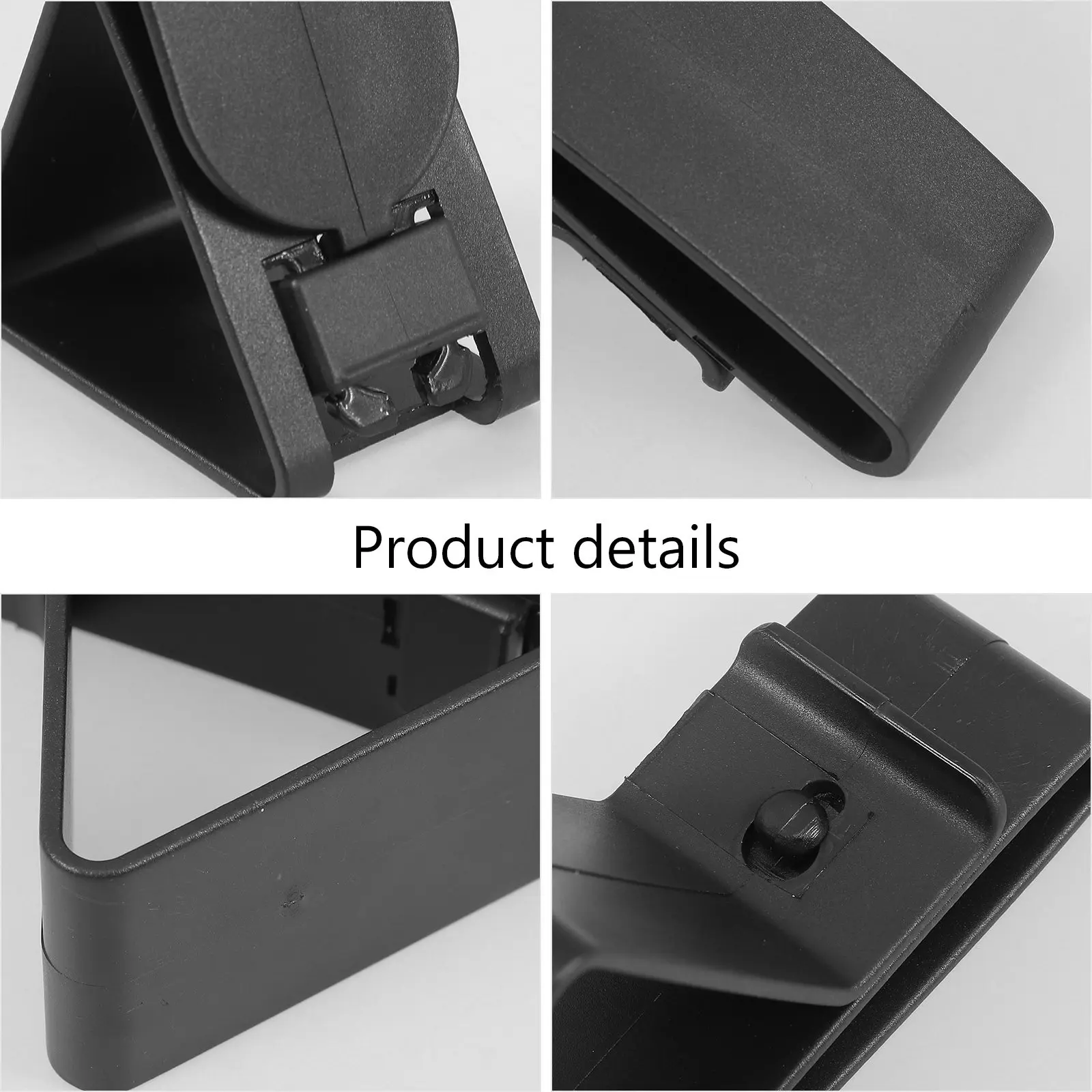 Headset Hanger Buckle Hook Clamp for Belt Quick Release Mobile Phone Holder Headphone Stand Tactical Gaming Podcasting Waist