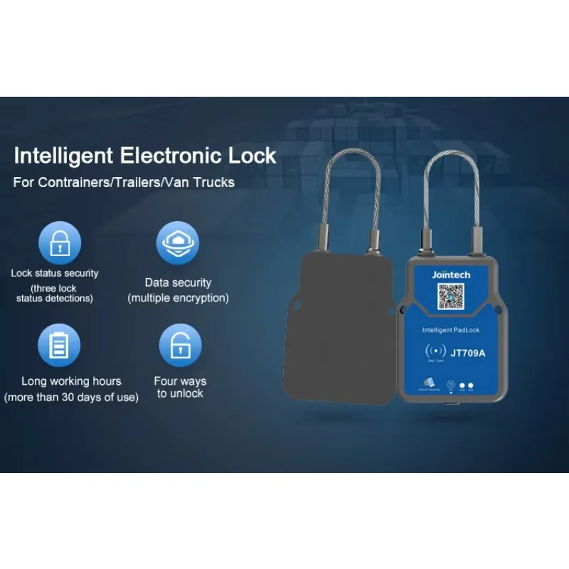 Economic Container Cargo Logistic Smart Digital NFC Remote Unlock Intelligent GPS Lock Tracker Waterproof Portable OEM