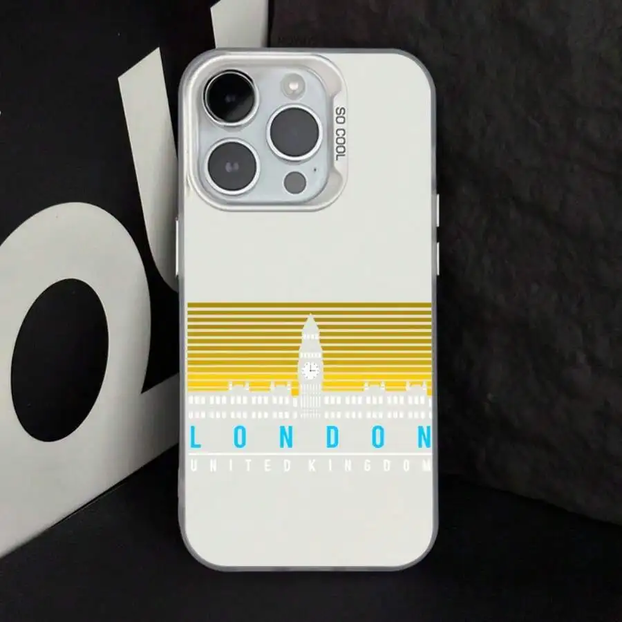 

London Big Ben Pattern Phone Case For iPhone 17 16 15 14 13 12 11 Plus Pro Max And Galaxy S25 S24 S23 S22 Shockproof Protective