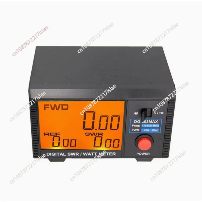 DG-503 Two-Way Radio Standing Wave Meter Measuring Shortwave UV Segment Standing Wave Power Meter LCD Digital Display 1.6-60MHz
