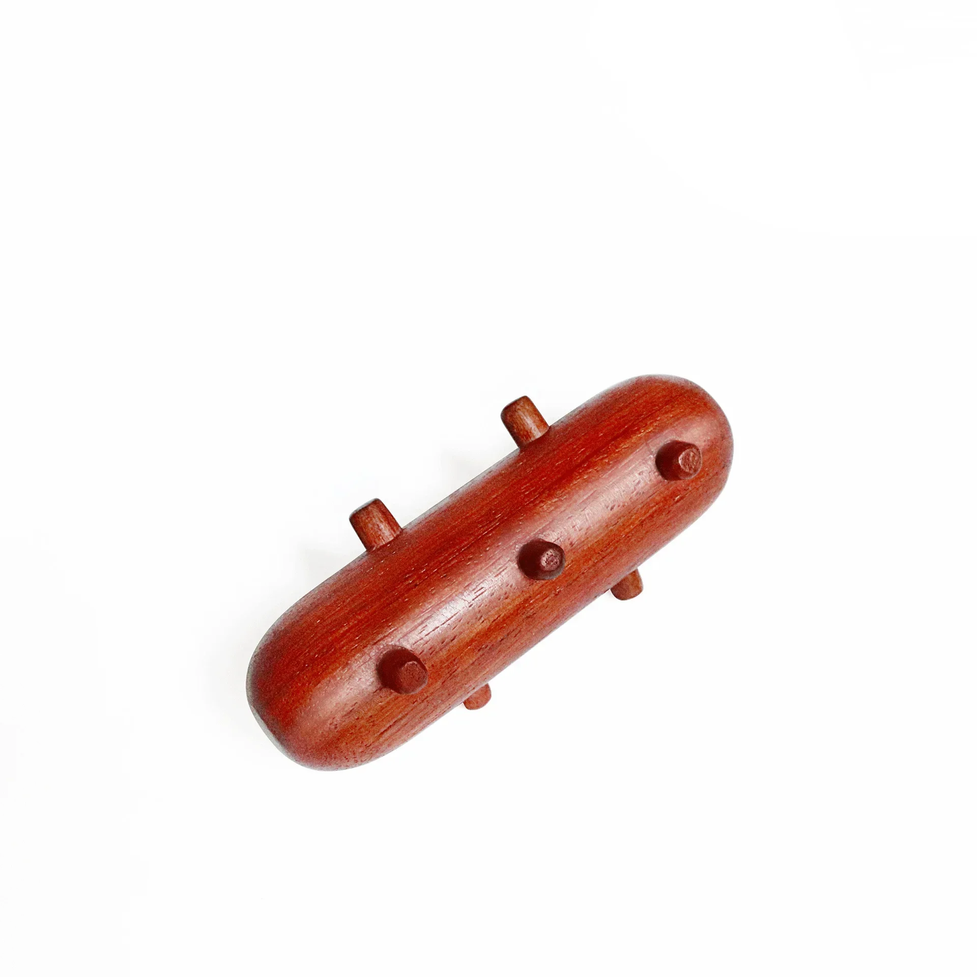 1Pcs Vietnamese Rosewood Wooden Massager Wooden Three-pronged Cross Nose Point Point Stick Triceratine Foot Massager Stick