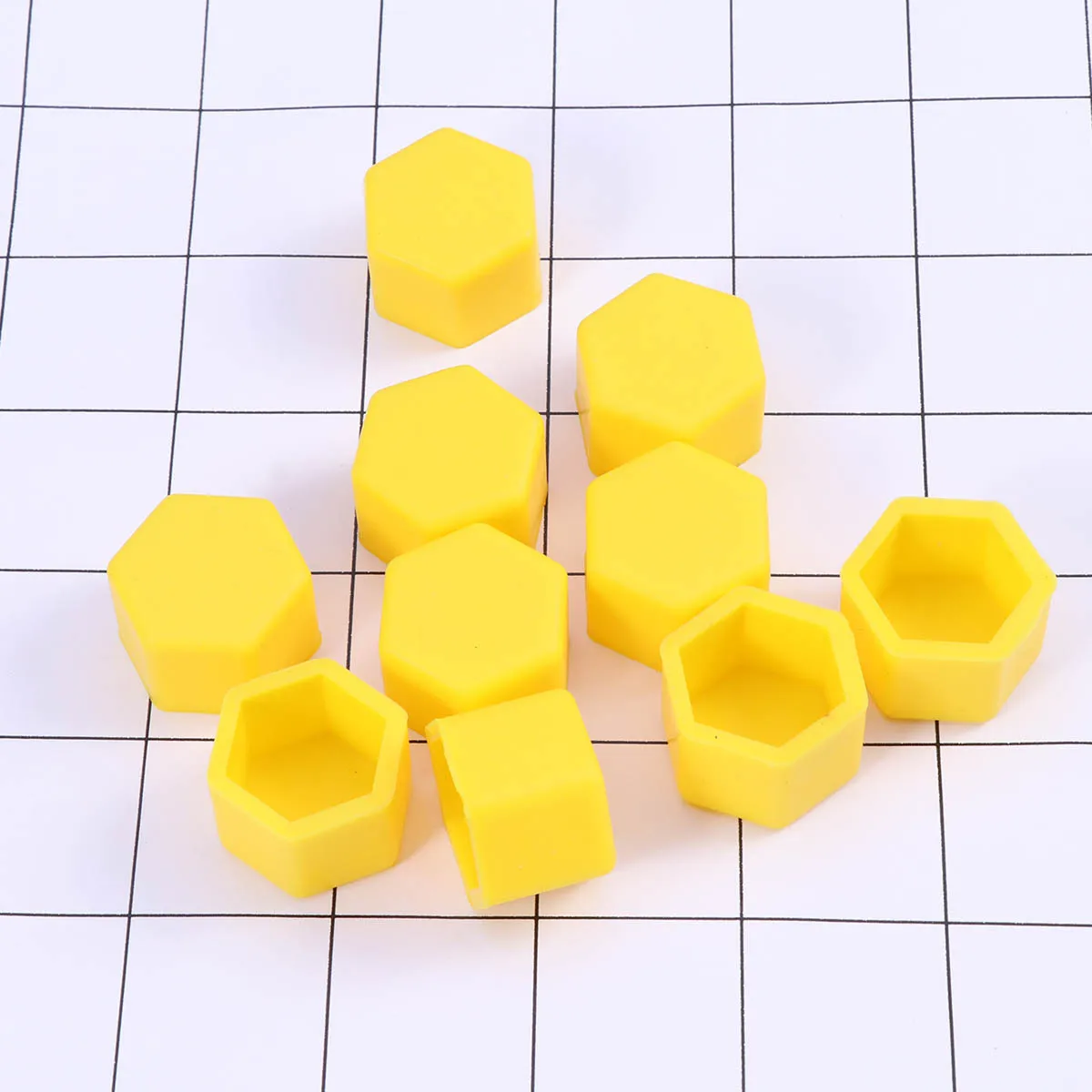 

20pcs Silicone Wheel Lug Nut Covers 19Mm Yellow Tough Bolt Protectors For Car Wheels Wheel Bolts Nuts Nut Protector