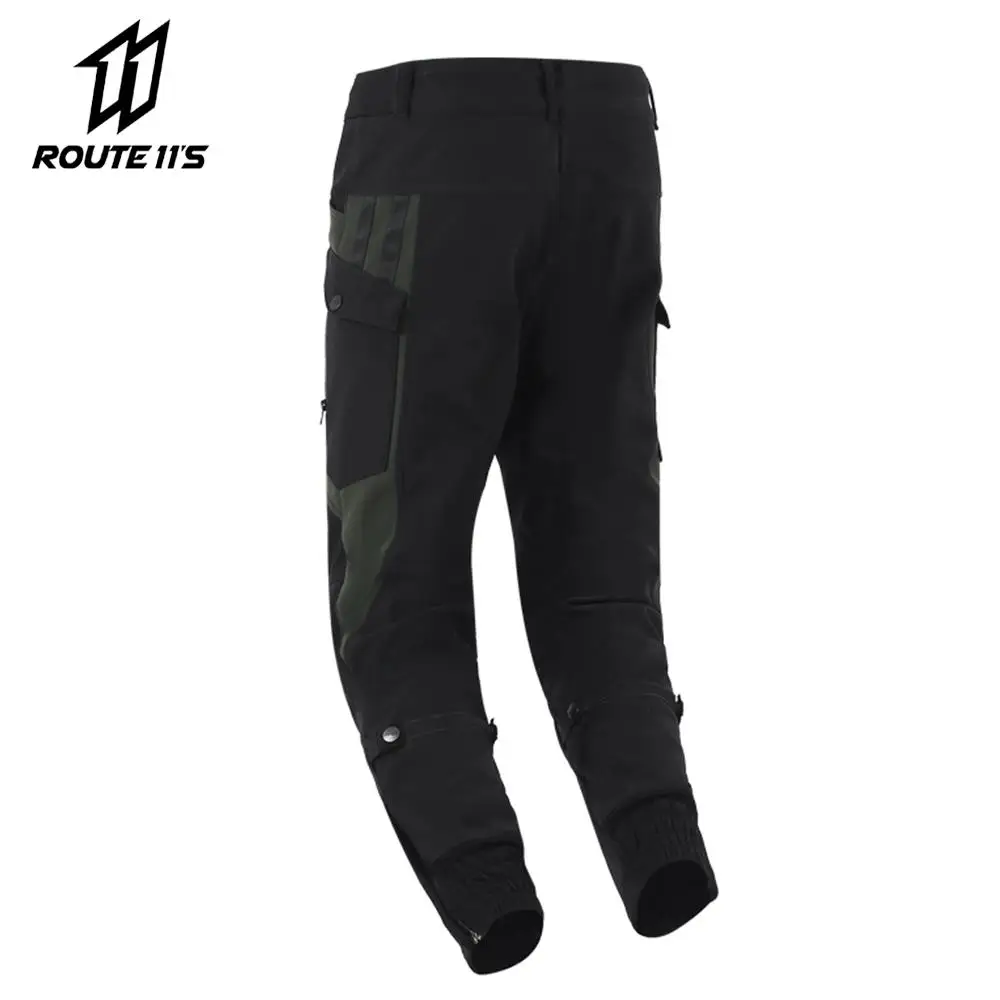 

Winter Warm Motorcycle Pants Night Reflective And Windproof Motocross Riding Protective Pants Detachable Protective Gear