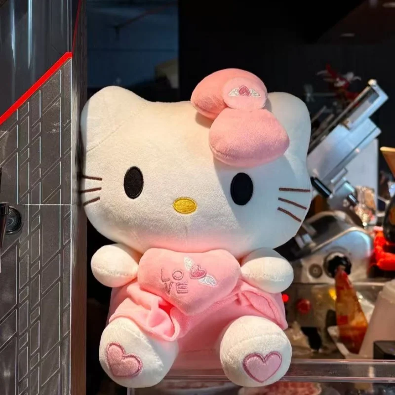 Peluches de Hello Kitty de 25-55cm, lindos y rosas, juguetes de peluche de dibujos animados, muñecos de peluche suaves, almohadas de peluche para niños, regalos de Navidad.