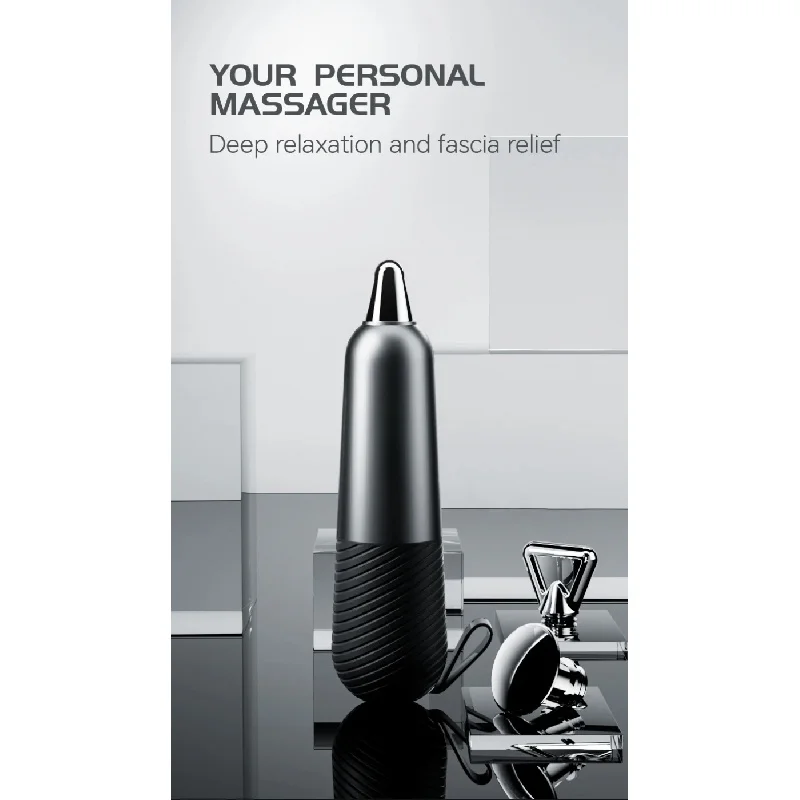 

Deep Tissue High-frequency Vibration Massage - 10 Speed Levels 3 Heads Movement Recovery and Fascia Relaxation