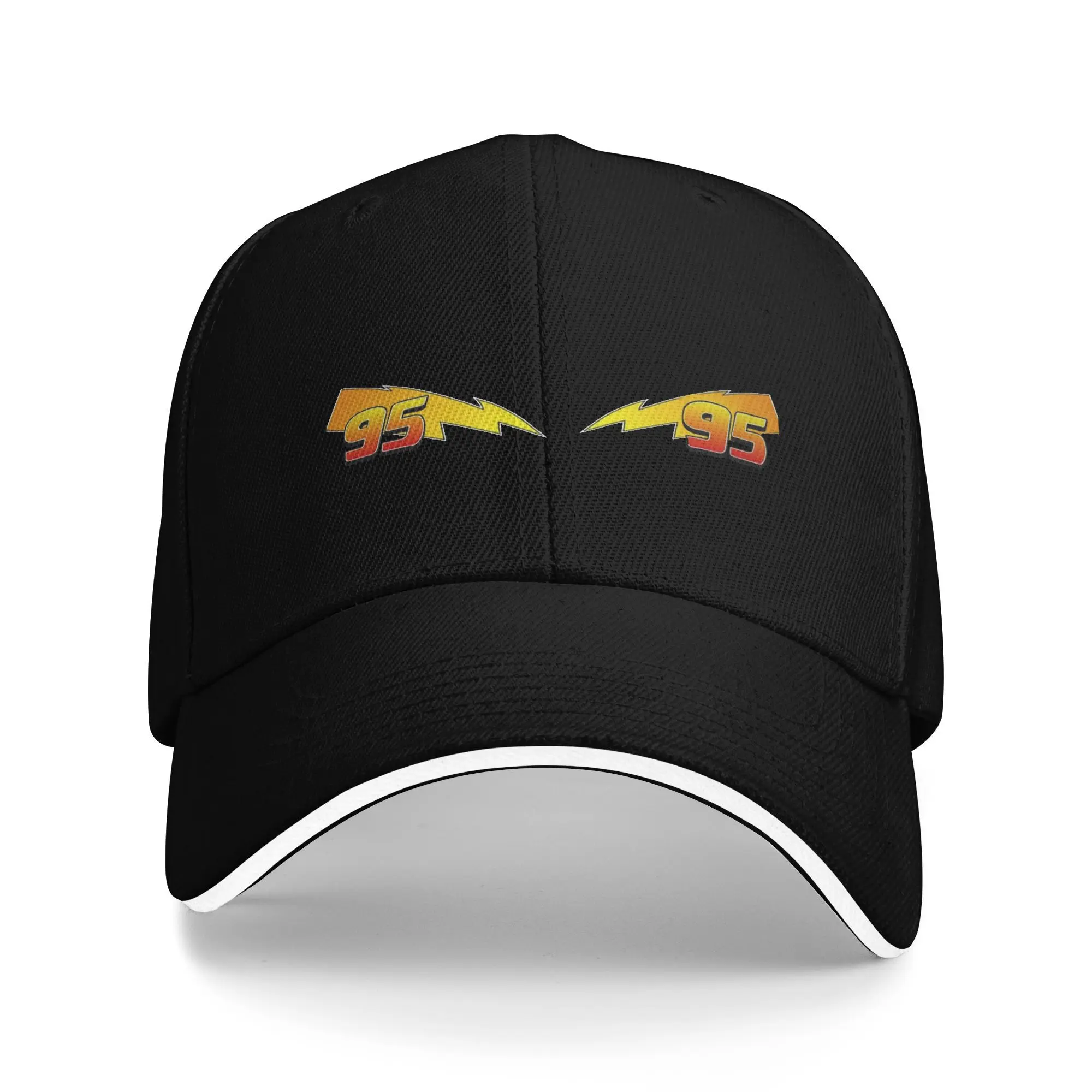 

95 Lightning Casual Baseball Cap Summer Lightning McQueen Go 95 Trucker Hat Sun-Proof Hiking Hats Unisex-Teens Baseball Caps