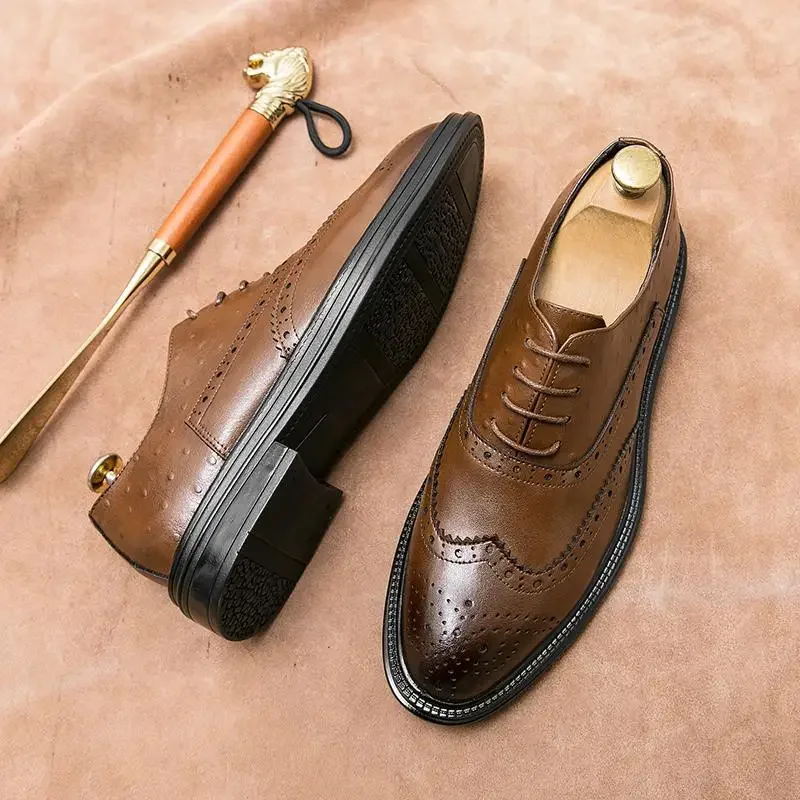 

Elegant Men's Shoes Spring Men's Formal Wear Men's Comfortable Business Leather Wedding Comfortable Party