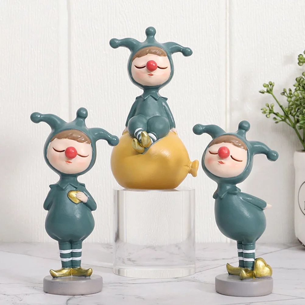 

Clown Resin Decoration Household Creative Ornament Exquisite Desktop Decoration Resin Crafts Ornament