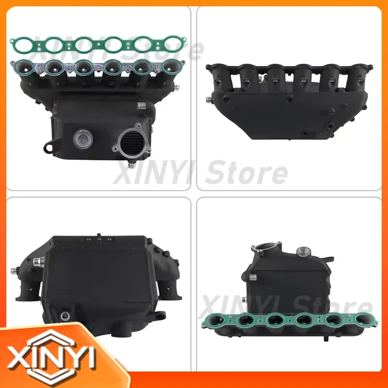 Aluminum Top Bar Plate Intercooler Black Charge Air Cooler Manifold Kit for BMW M2 G87 M3 G80 G81 M4 G82 G83 S58 Engine