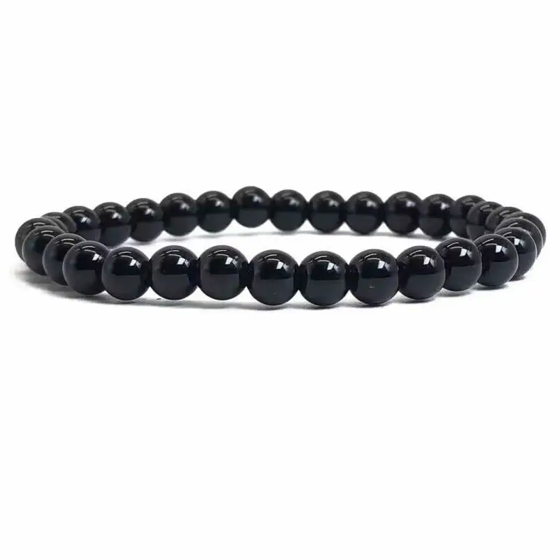 Handmade Natural Gemstone Chakra Bracelet, Elastic Stretch Jewelry