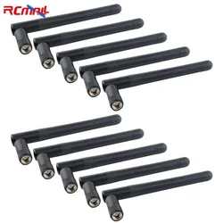 10 pçs 2.4g 5.8g banda dupla antena 3dbi 11cm sma macho/RP-SMA masculino para roteador bt cartão de internet inteligente monitoramento segurança em casa