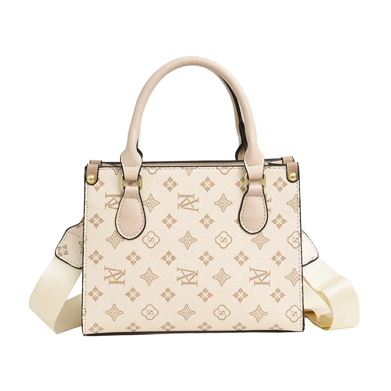 Sac fourre-tout élégant rétro pour femme, sac à bandoulière, imprimé floral, sac à main pour femme, texture luxueuse, sac messager pour les trajets quotidiens