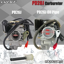 Motorcycle PD26J 26mm Carburetor With Electric Choke For Honda GY6 125cc 150cc Scooter ATV 4 Stroke Pit Accessories Motocross