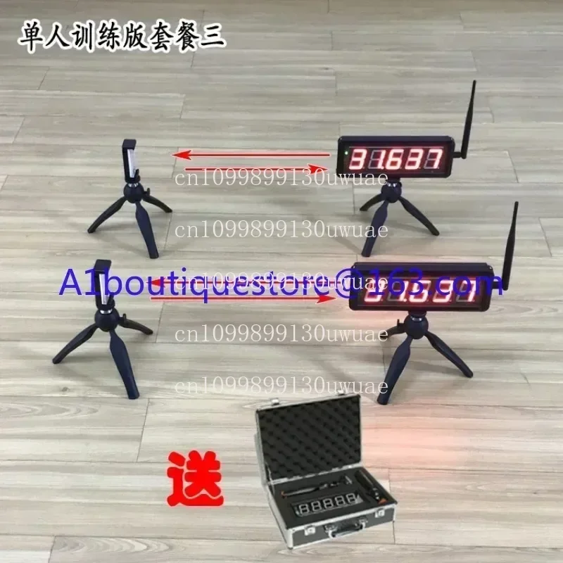 Racing Wireless Laser Timer Sprint Physikalischer Fitness-Test Sport Timing Remote Großbildschirm Synchrones Display