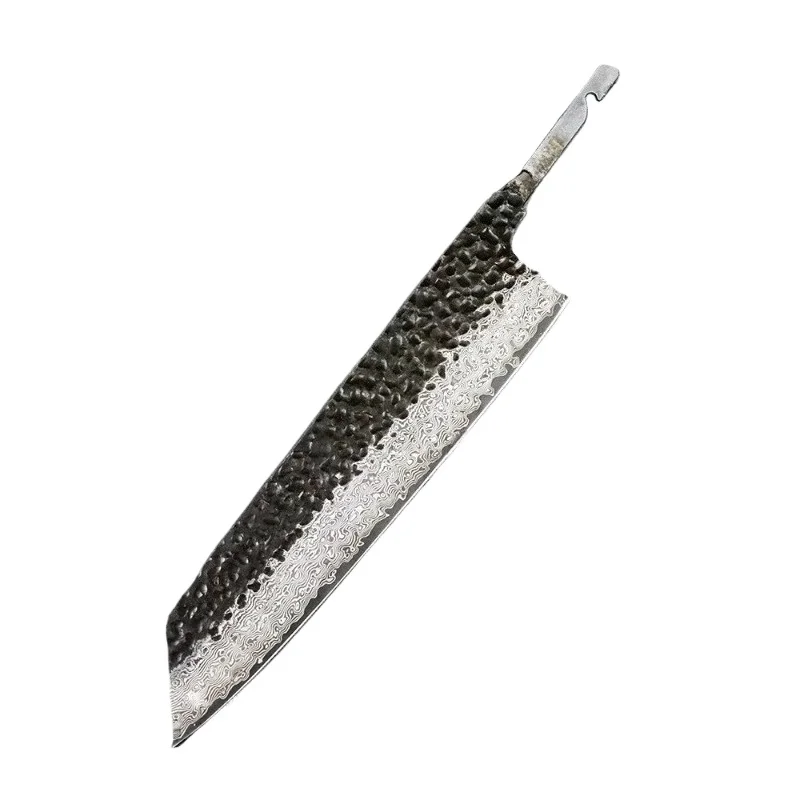 For De Chef De Acero De Damasco , En Bruto, Para Bricolaje, Semiterminado, Accesorios  Montaje Para Cuchillo Kiritsuke
