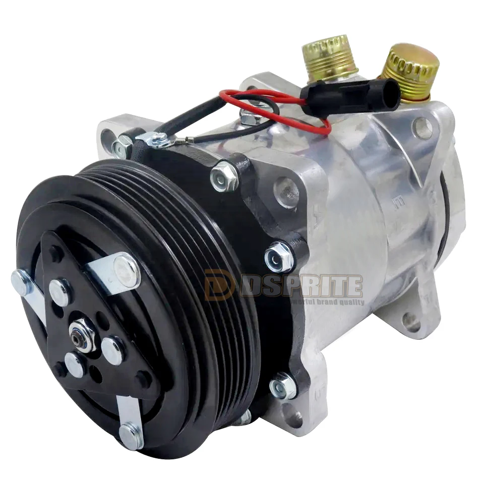 New FOR Sanden SD7H15 7863 7867 8024 8031 8062 SD7H15 4663 4779 6036 8104 8258  12V Conditioner Compressor 132mm AA PV2 12V