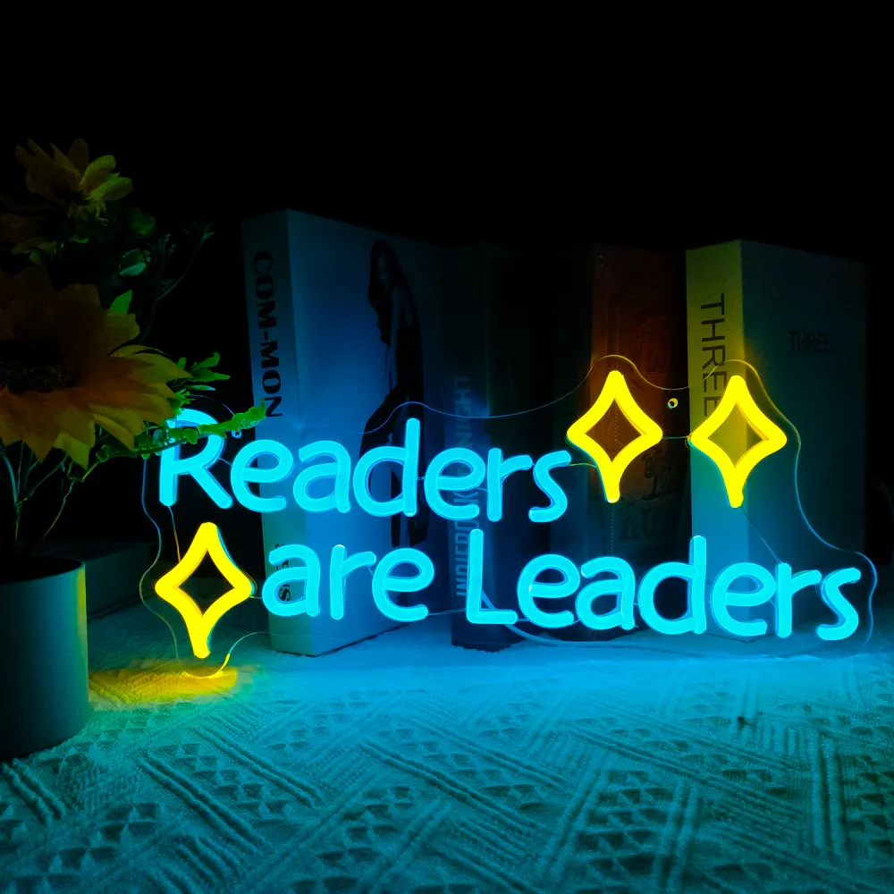 

Born to Read Neon Sign LED Letter Lights Dimmable Wall Decor for Classroom Library Reading Nook Teacher Student Book Lover Gift