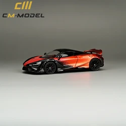 CM Model 1:64 765LT  Supercar Model Car Vehicle  with Display Box Gift for Teenagers Adults Hobby Collection