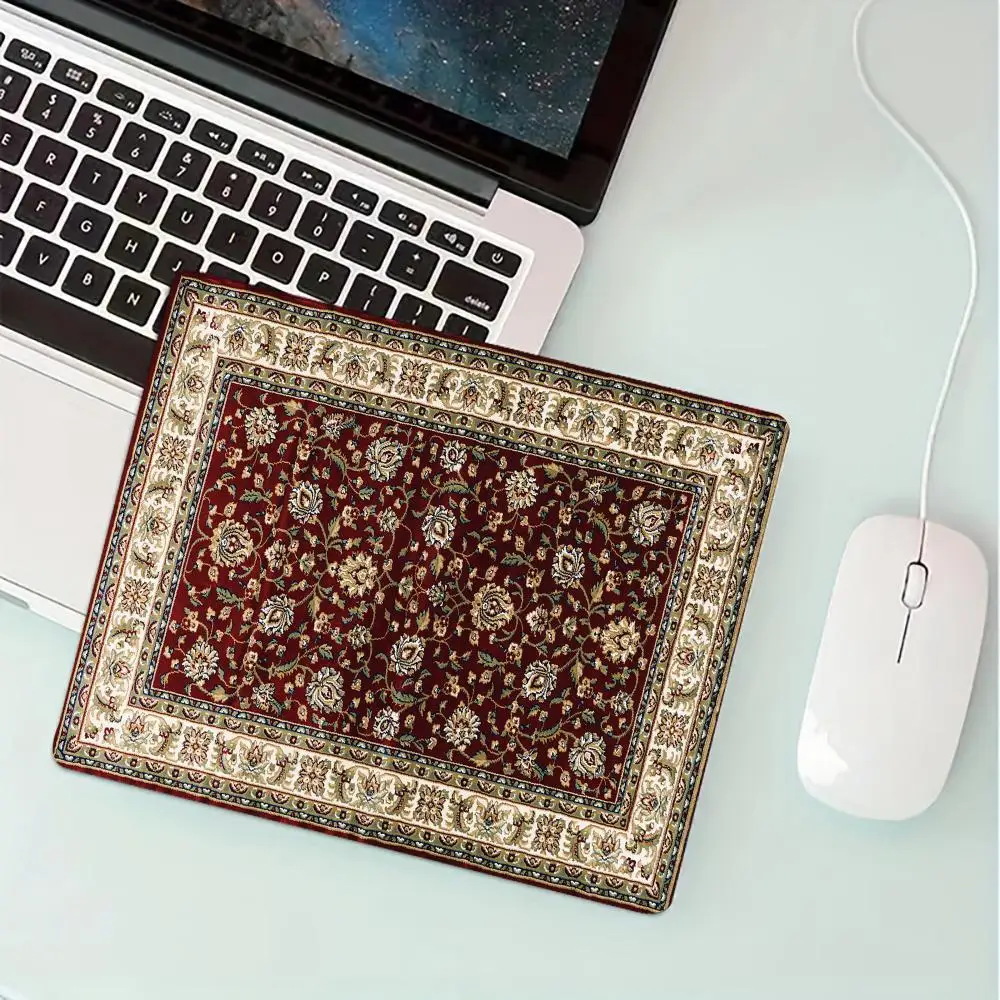 Persian Carpet  Mousepad Gamer Control Mat Gaming Speed Keyboard Pads Office Rubber Waterproof Non-slip Deskpad  rug