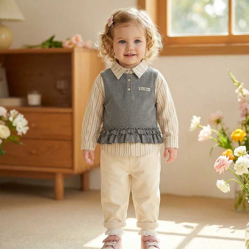 seasonsea-camicia-in-due-pezzi-finta-a-righe-per-ragazze-primavera-autunno-manica-lunga-con-volant-top-camicetta-preppy-per-bambini-abbigliamento-per-bambini