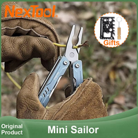 NexTool Mini Sailor 11 In 1 Multi Tool Outdoor Folding Pliers Pocket Tools Wire Cutters EDC Card Pin Screwdriver Scissors
