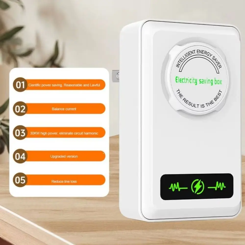 US/EU Adapter Electricity Saving Box Stable Performance Power Save Electric Energy Saver Saver Cost Reducing Smart