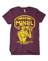 Minol Pin Up camiseta KR51 ciclomotor Simson Star IFA S50 S51 Pirol Wartburg Trabant